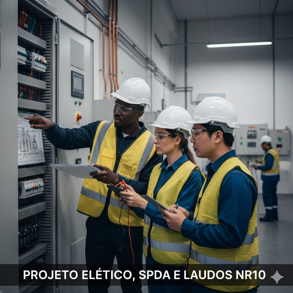 Projeto elétrico e SPDA em Vila Alpina, Santo André